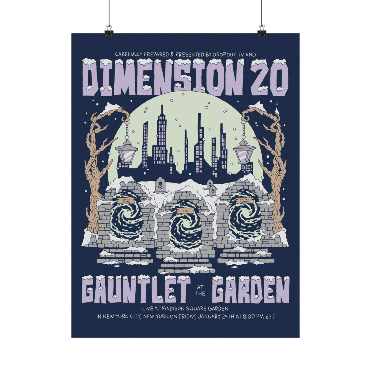 Gauntlet At The Garden Poster
