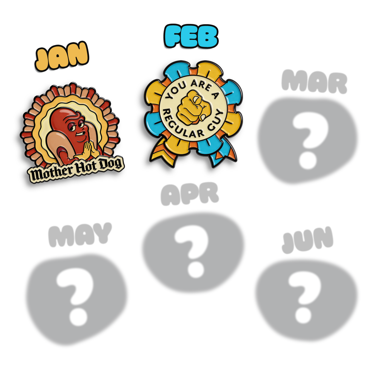 2026 Pin of the Month Bundle (Jan-June)