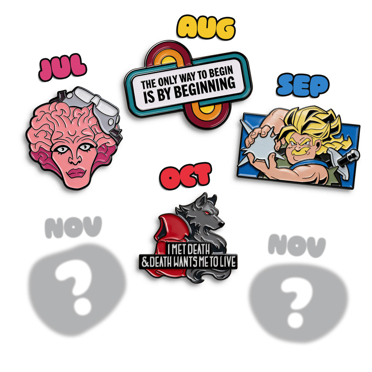 2026 Pin of the Month Bundle (July-Nov)
