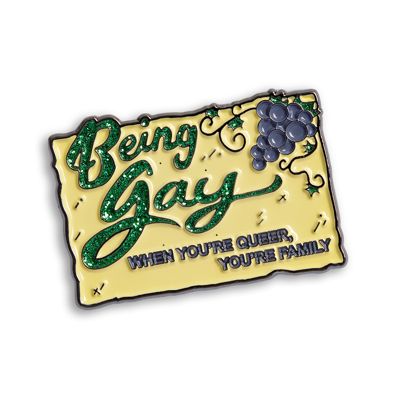 Being Gay Enamel Pin