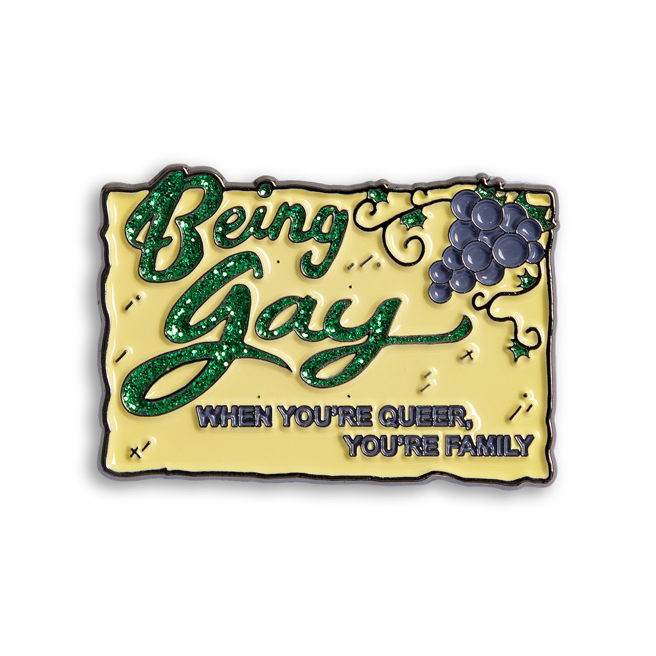 Being Gay Enamel Pin