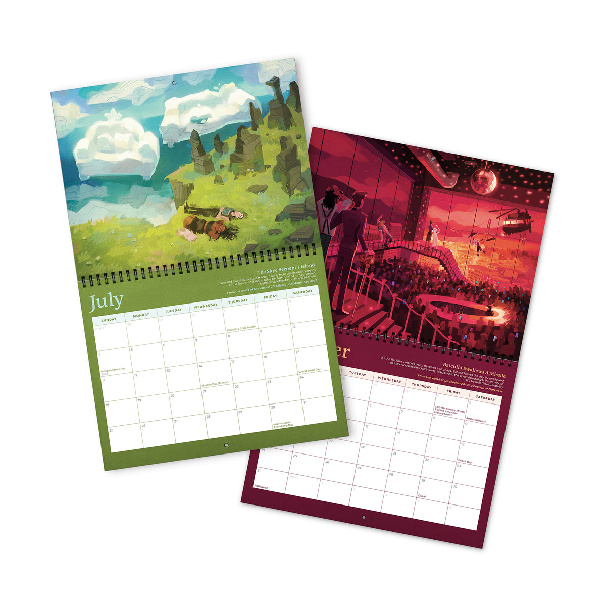 Worlds of Dimension 20 Calendar 2027