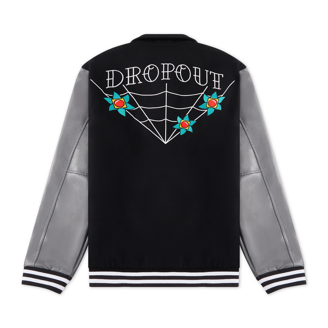 Dropout Tattooed Varsity Jacket