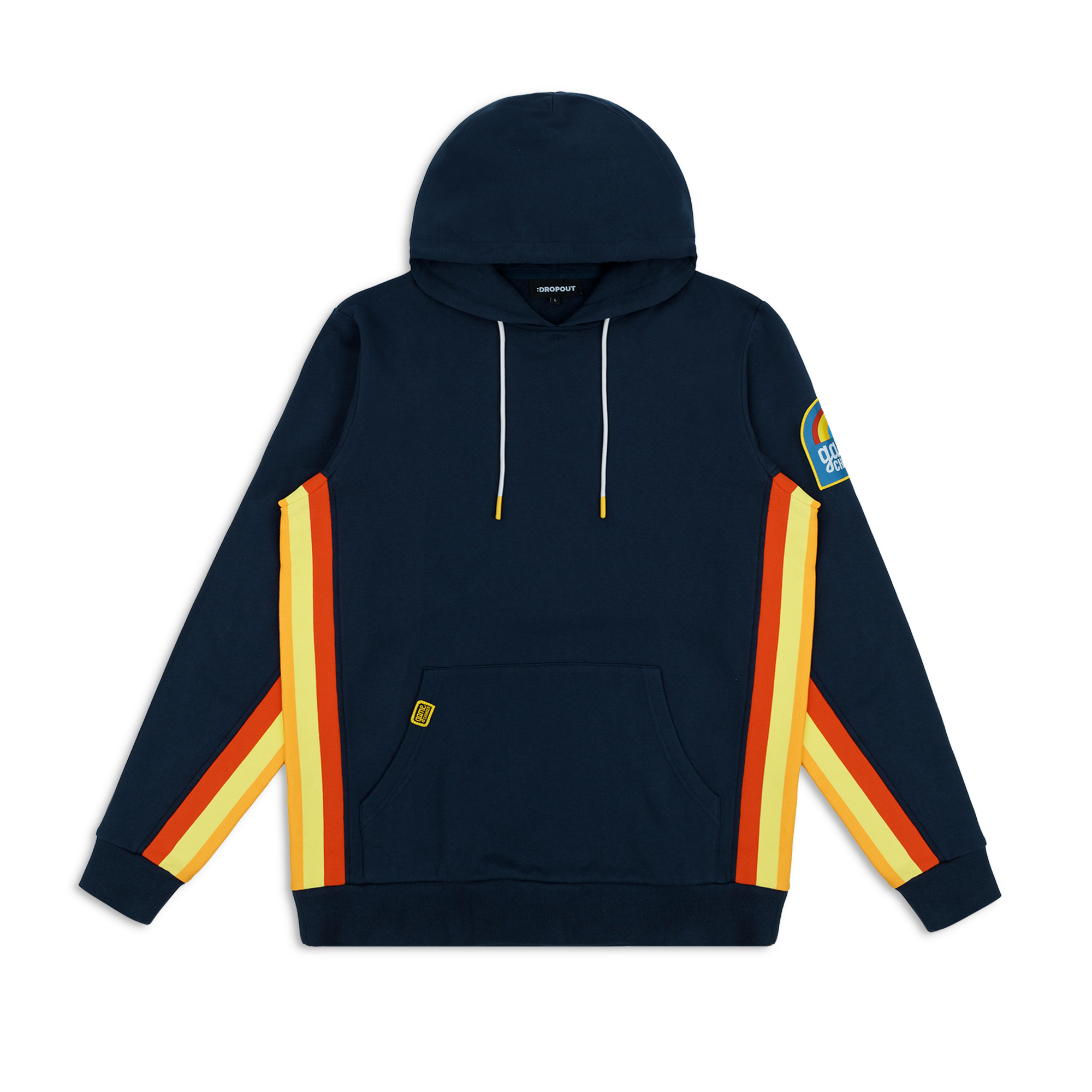 Game Changer Striped Hoodie Dropout Store