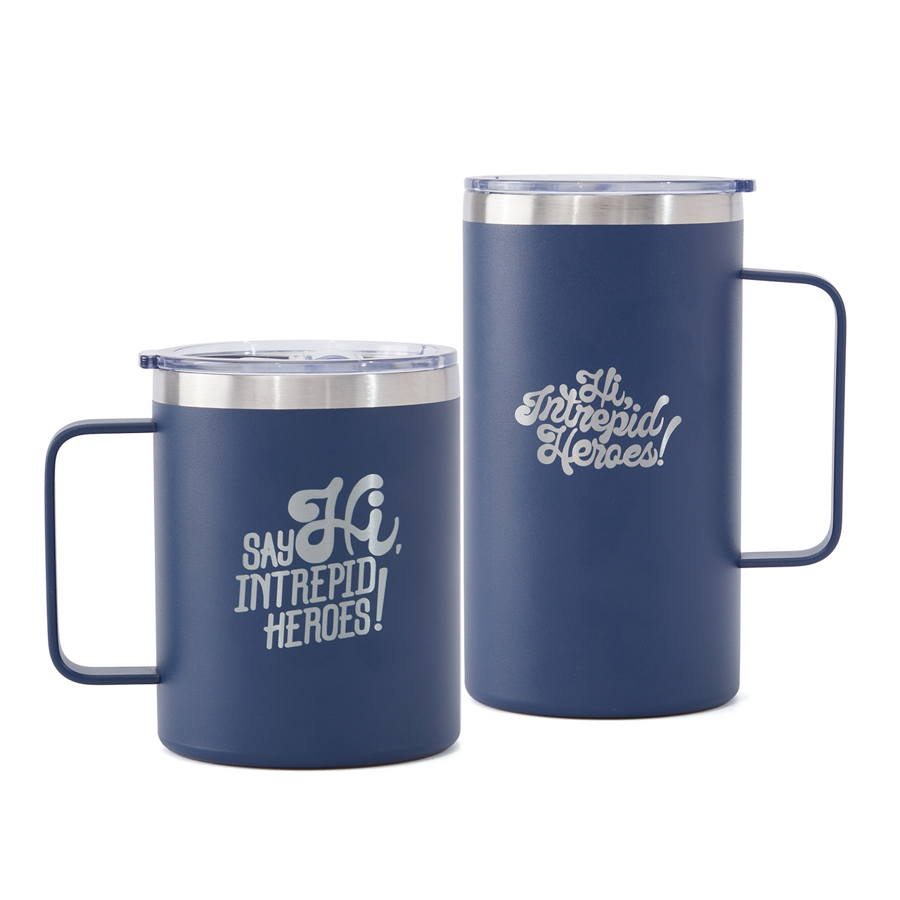 Hi Intrepid Heroes Travel Mug