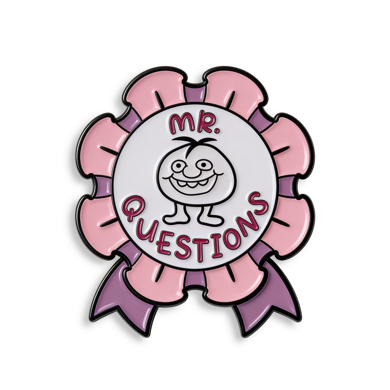 Mr. Questions Enamel Pin