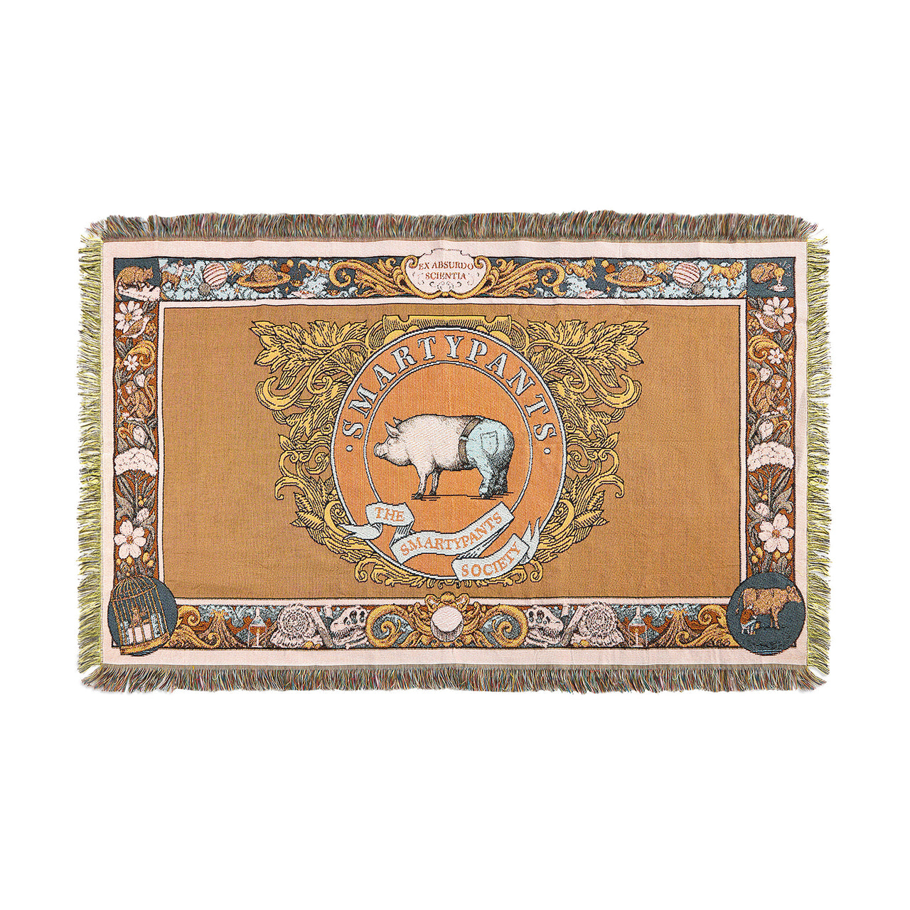 Smartypants Woven Throw Blanket