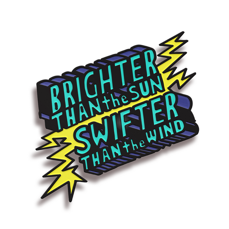 Pin Of The Month October '23 - Brighter Than the Sun - Dropout Store