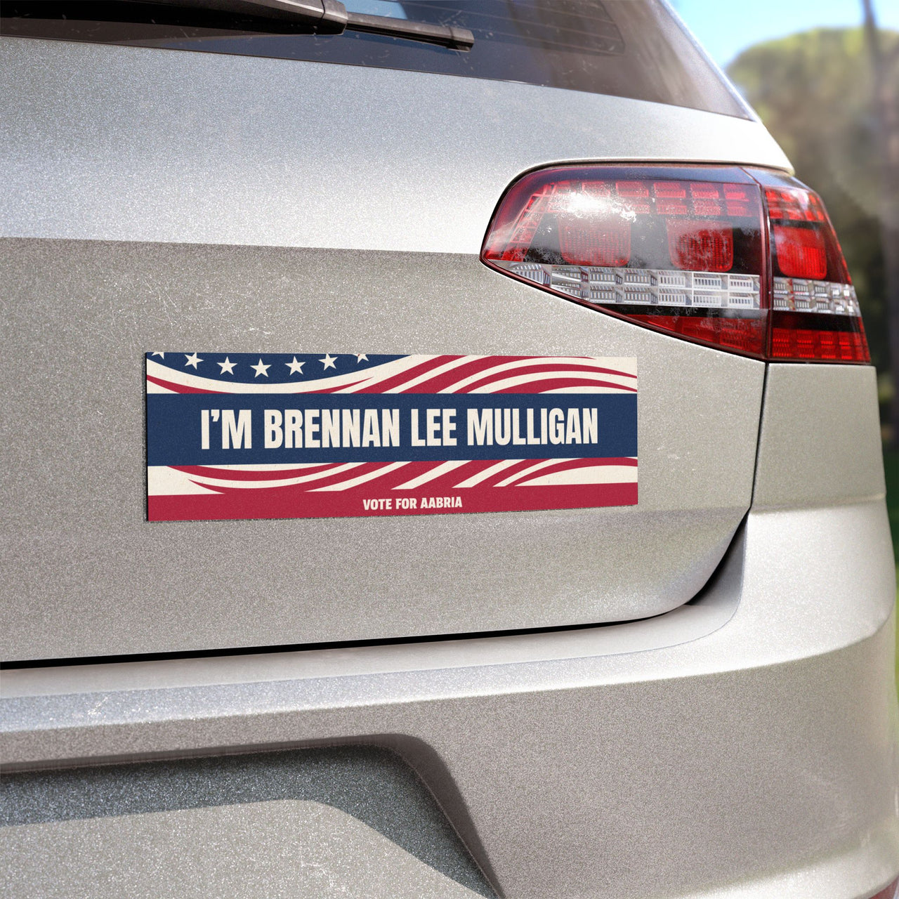 Aabria Outvoted Bumper Sticker