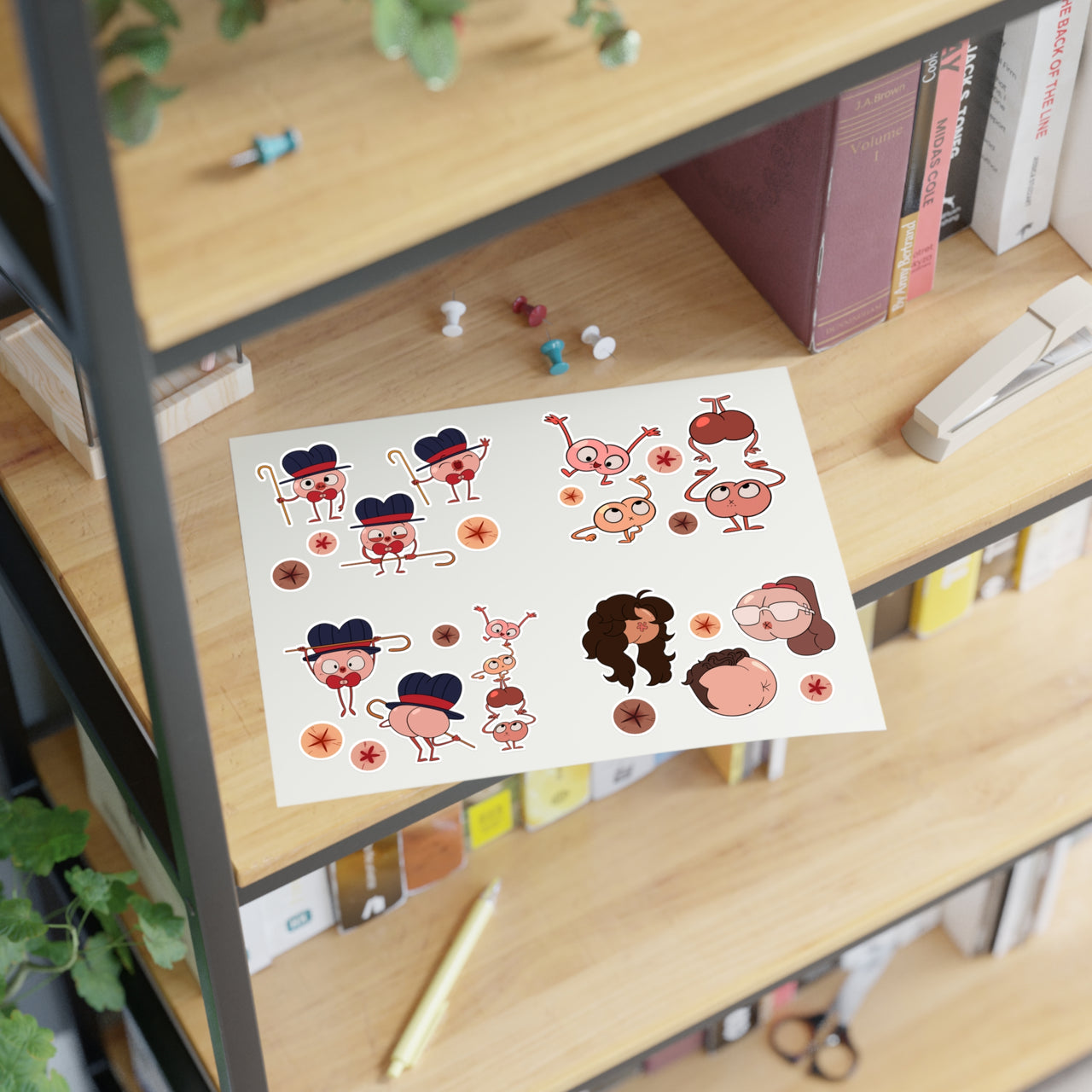 Buttling Buddies Sticker Pack