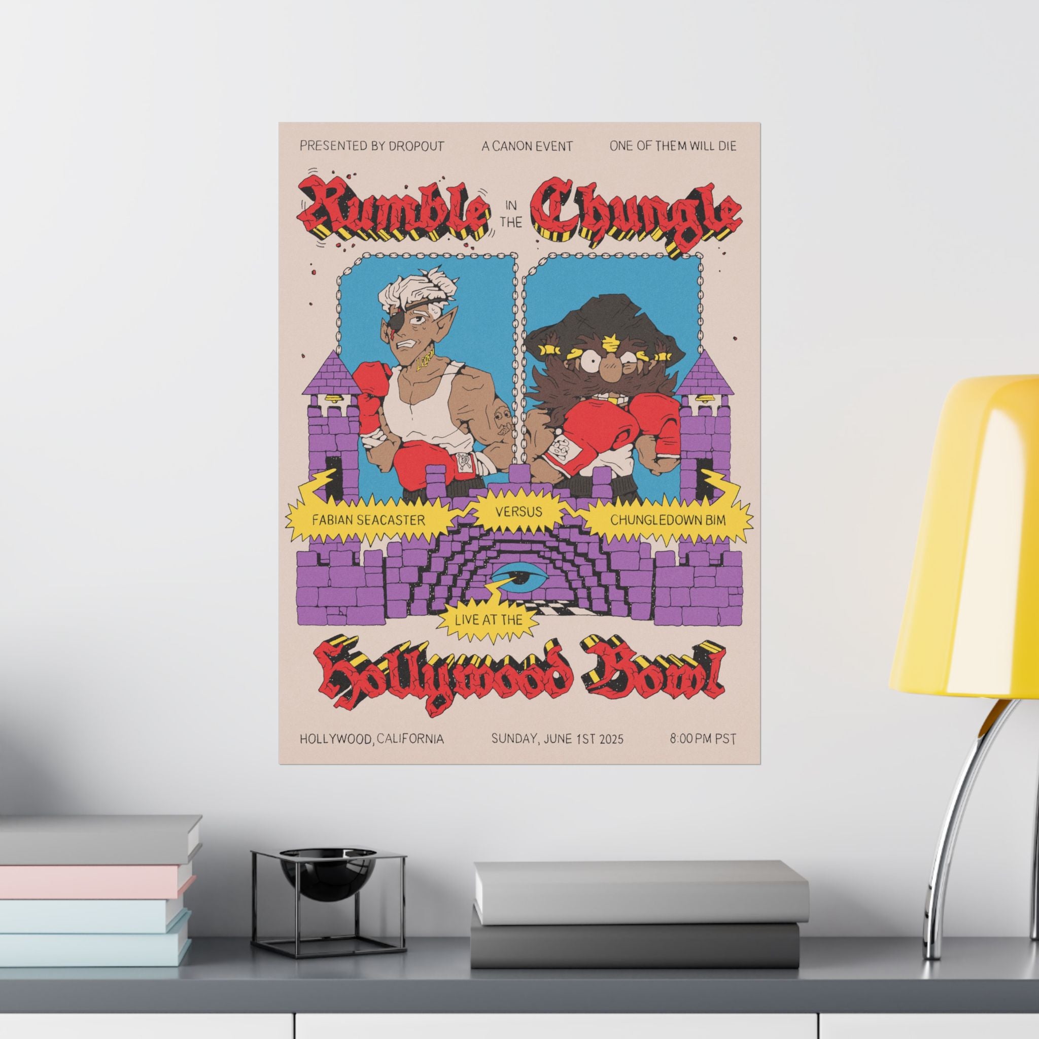 Rumble In The Chungle Poster - Dropout Store