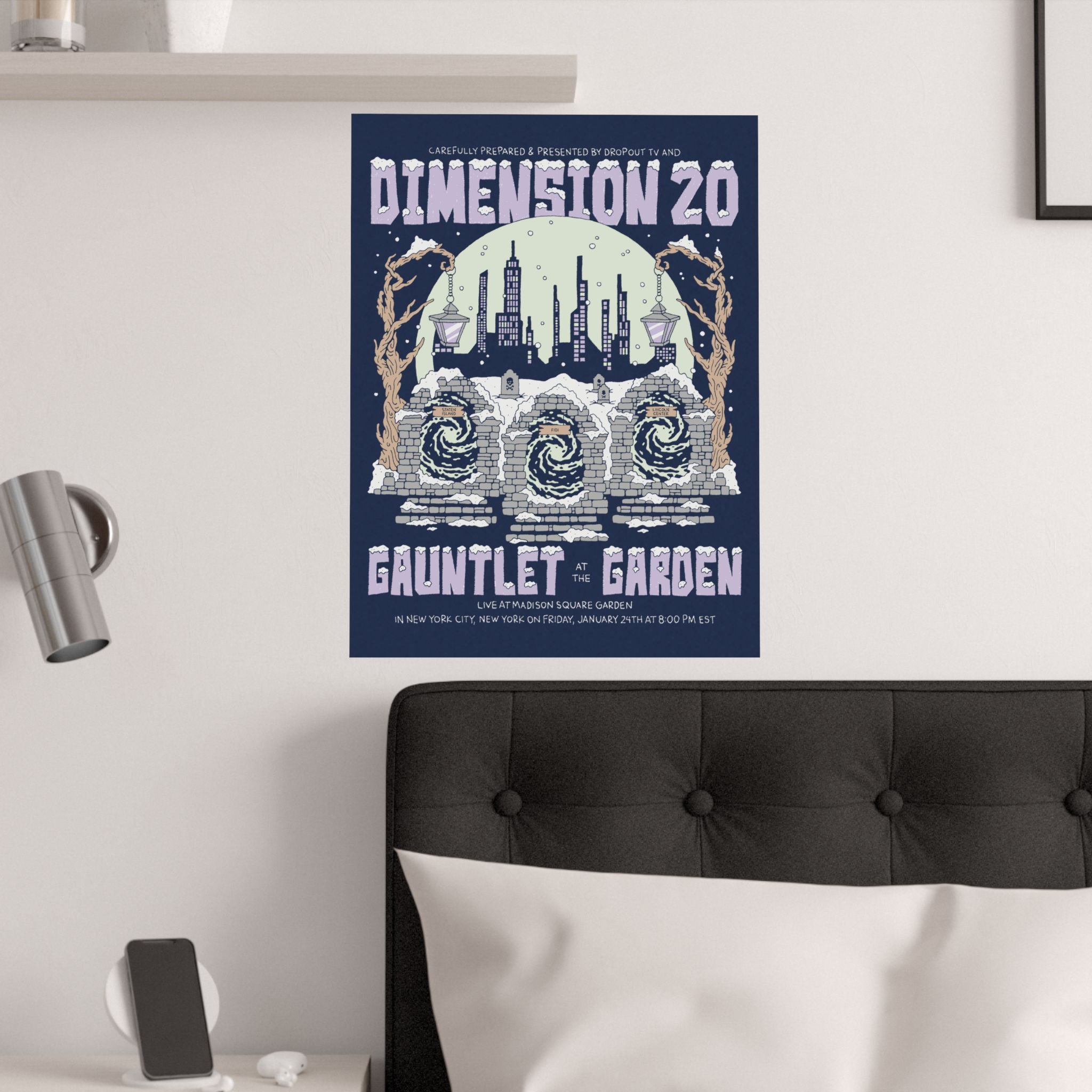 Gauntlet At The Garden Poster - Dropout Store