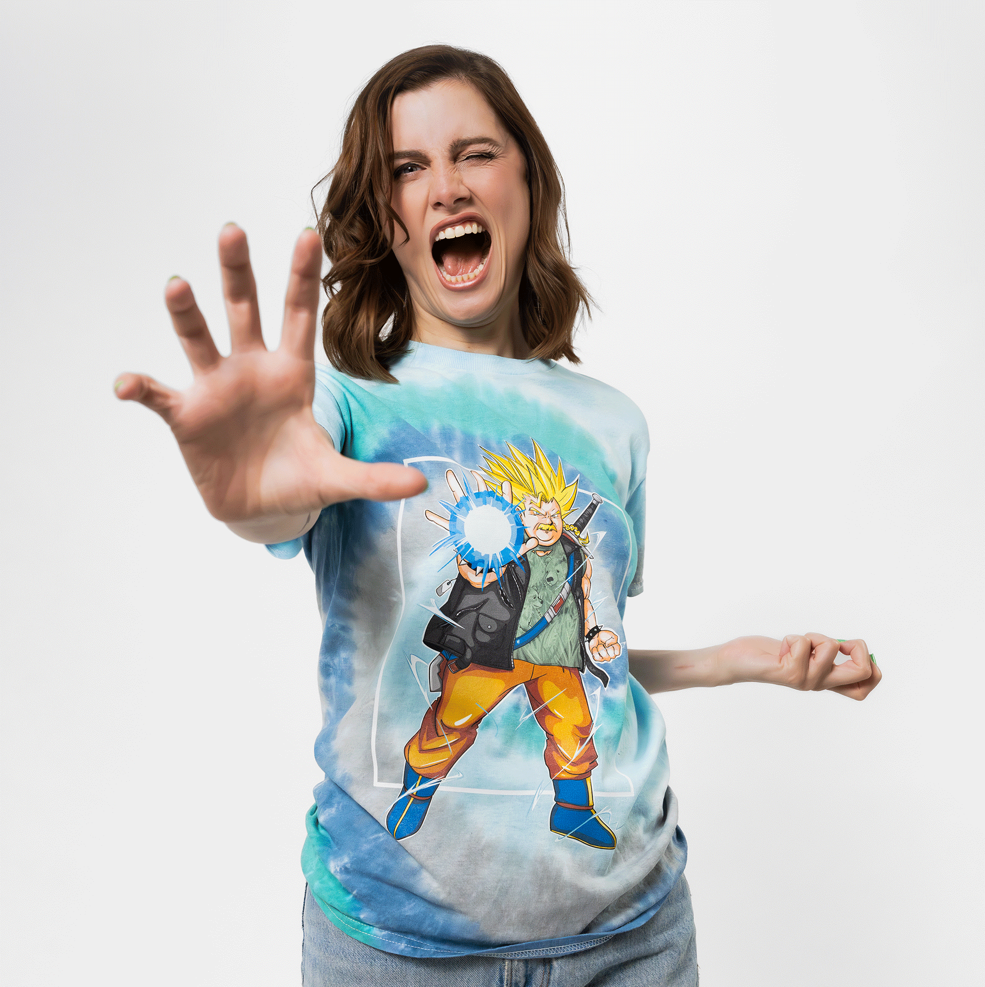 Super Saiyan Jacob Tie Dye T-Shirt - Dropout Store