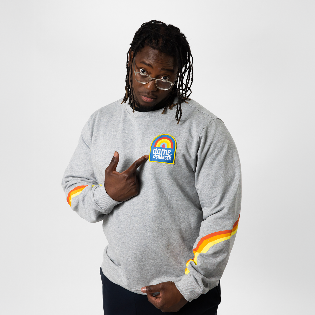 Game Changer Grey Crewneck