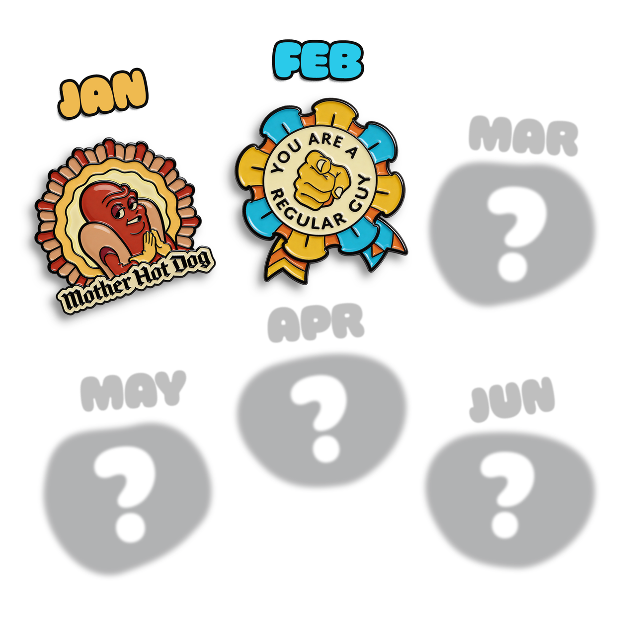 2026 Pin of the Month Bundle (Jan-June)