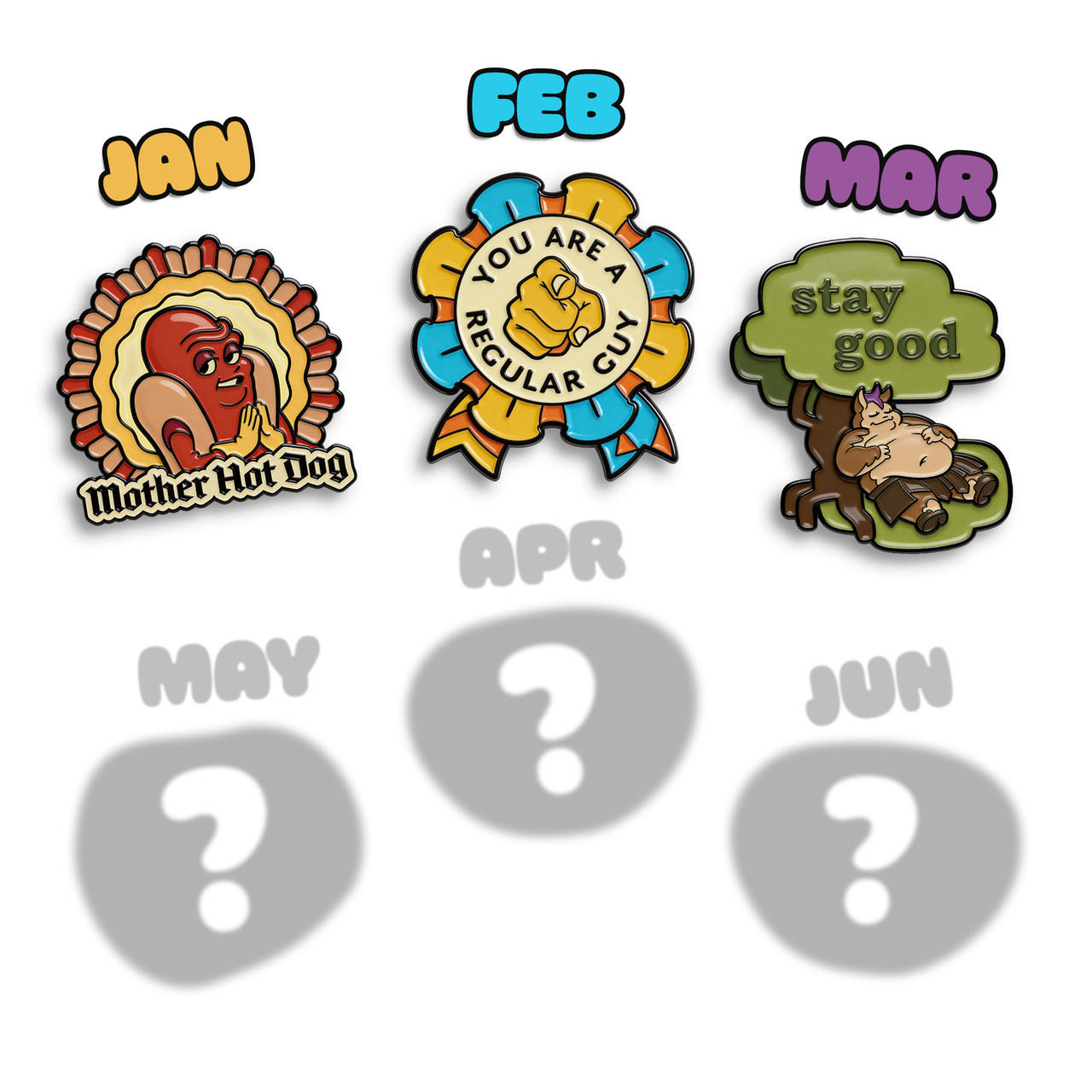 2026 Pin of the Month Bundle (Jan-June)