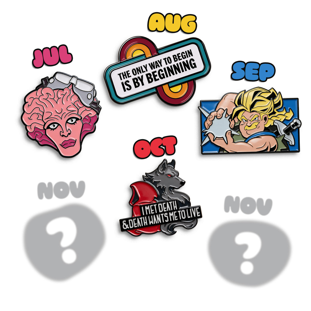 2026 Pin of the Month Bundle (July-Nov)