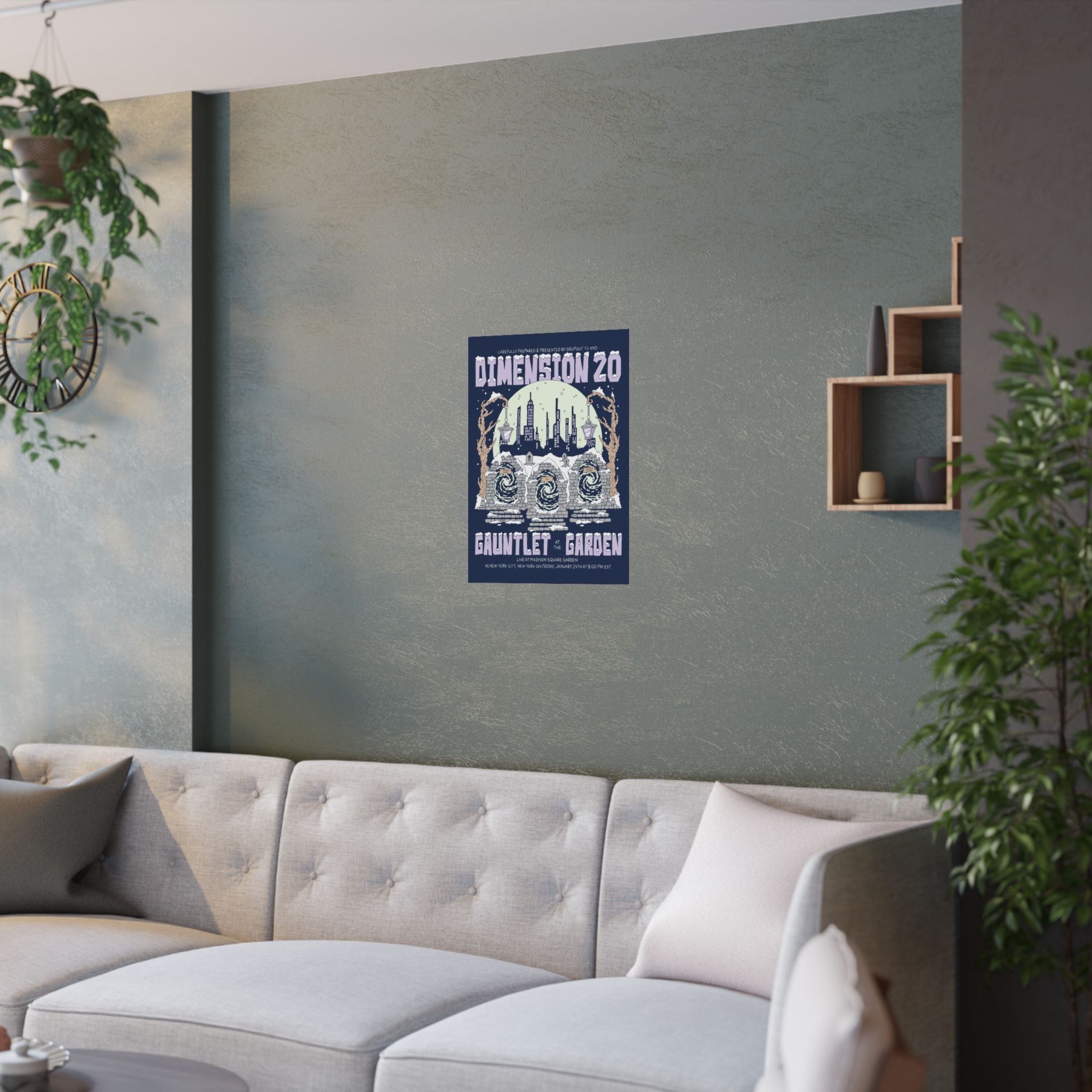 Gauntlet At The Garden Poster - Dropout Store