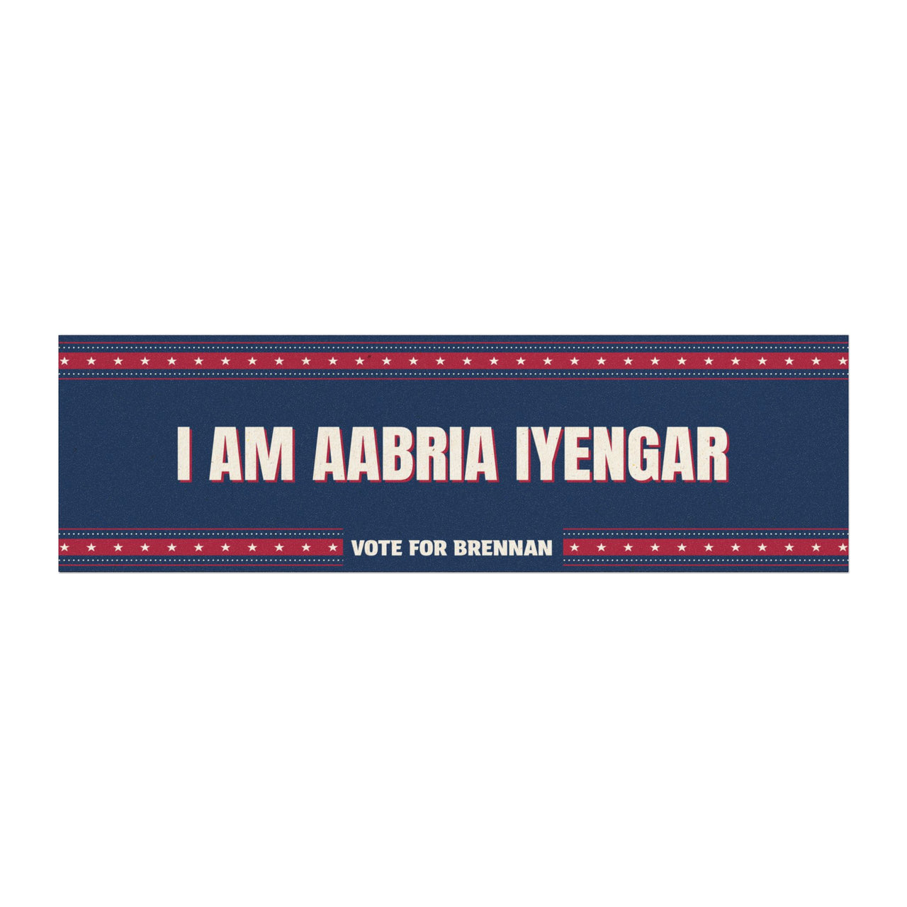 Brennan Outvoted Bumper Sticker