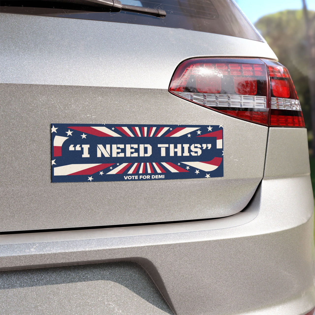 Demi Outvoted Bumper Sticker