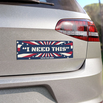 Demi Outvoted Bumper Sticker