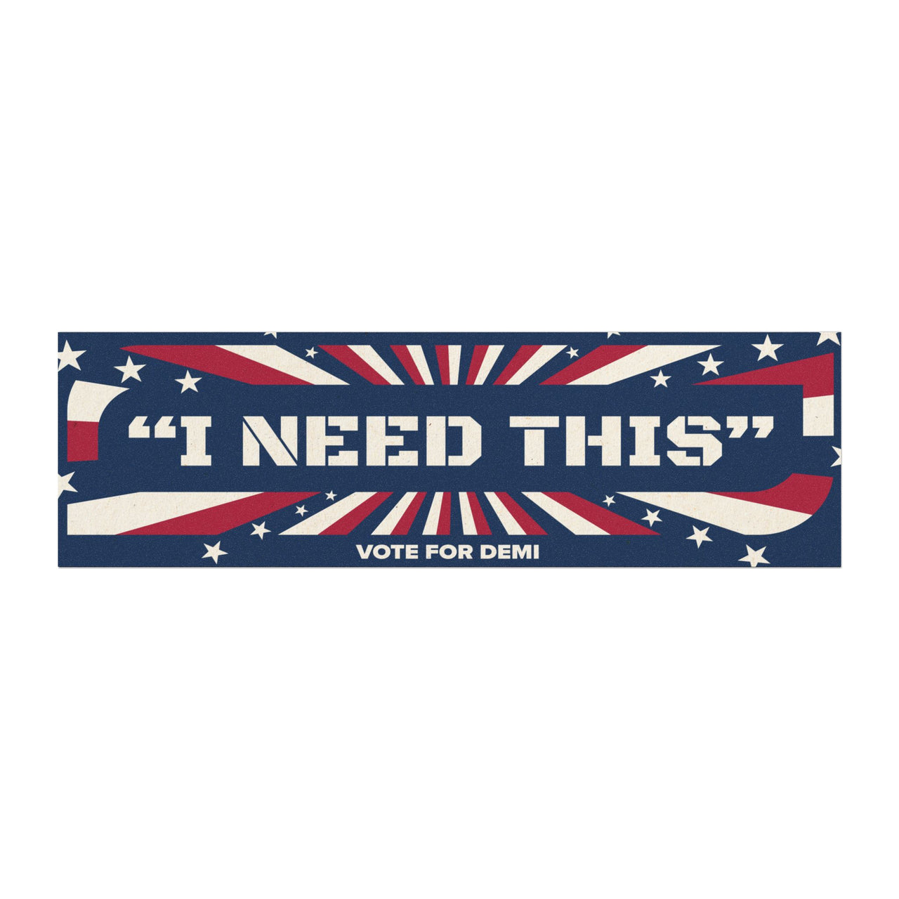 Demi Outvoted Bumper Sticker