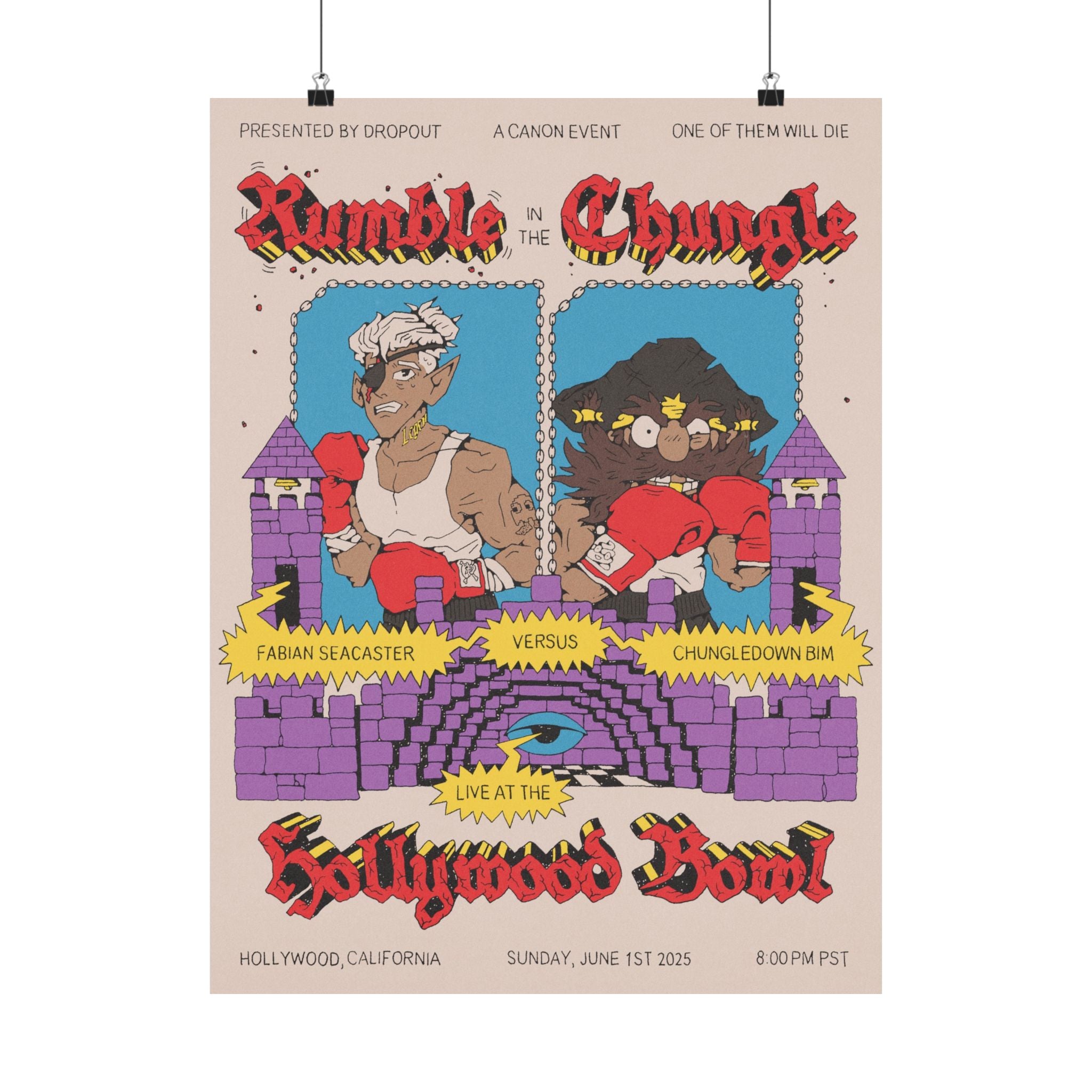 非売品 MONSTER RUMBLE 5 イベントポスター Rumble In The Chungle Poster - Dropout Store