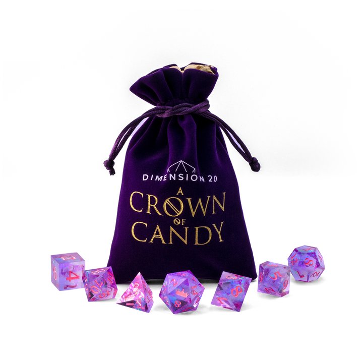 A Crown of Candy Dice Set