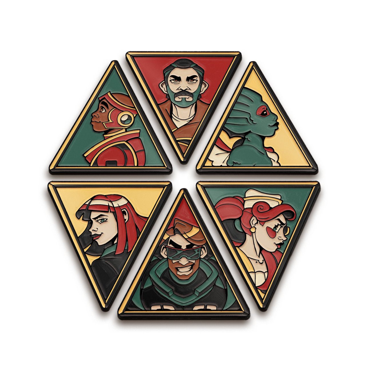 Dimension 20 A Starstruck Odyssey Enamel Pin Set