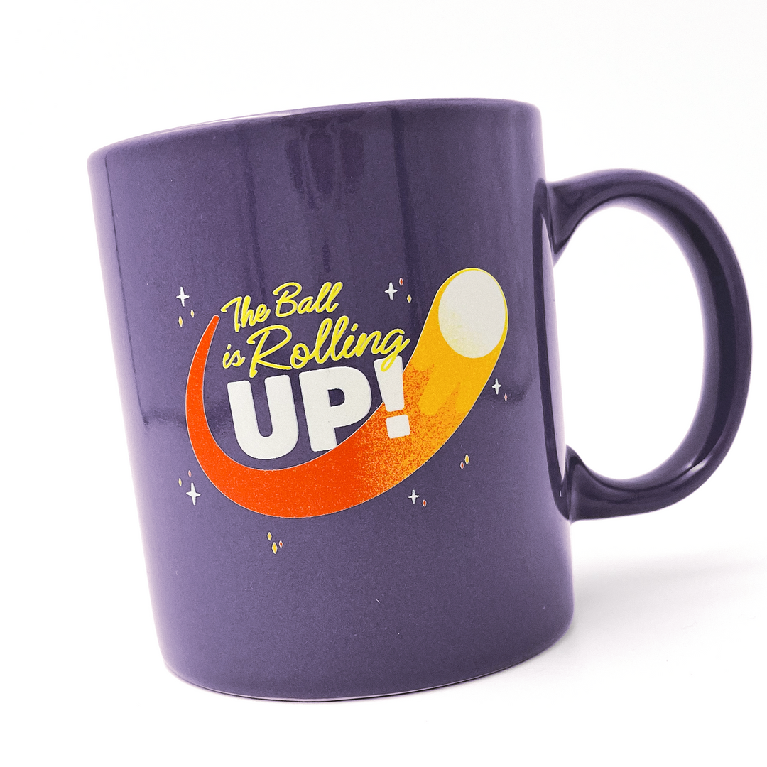 Dimension 20 A Starstruck Odyssey The Ball Is Rolling Up Mug