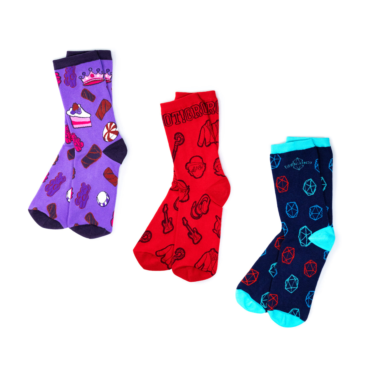 Dimension 20 Sock 3-Pack