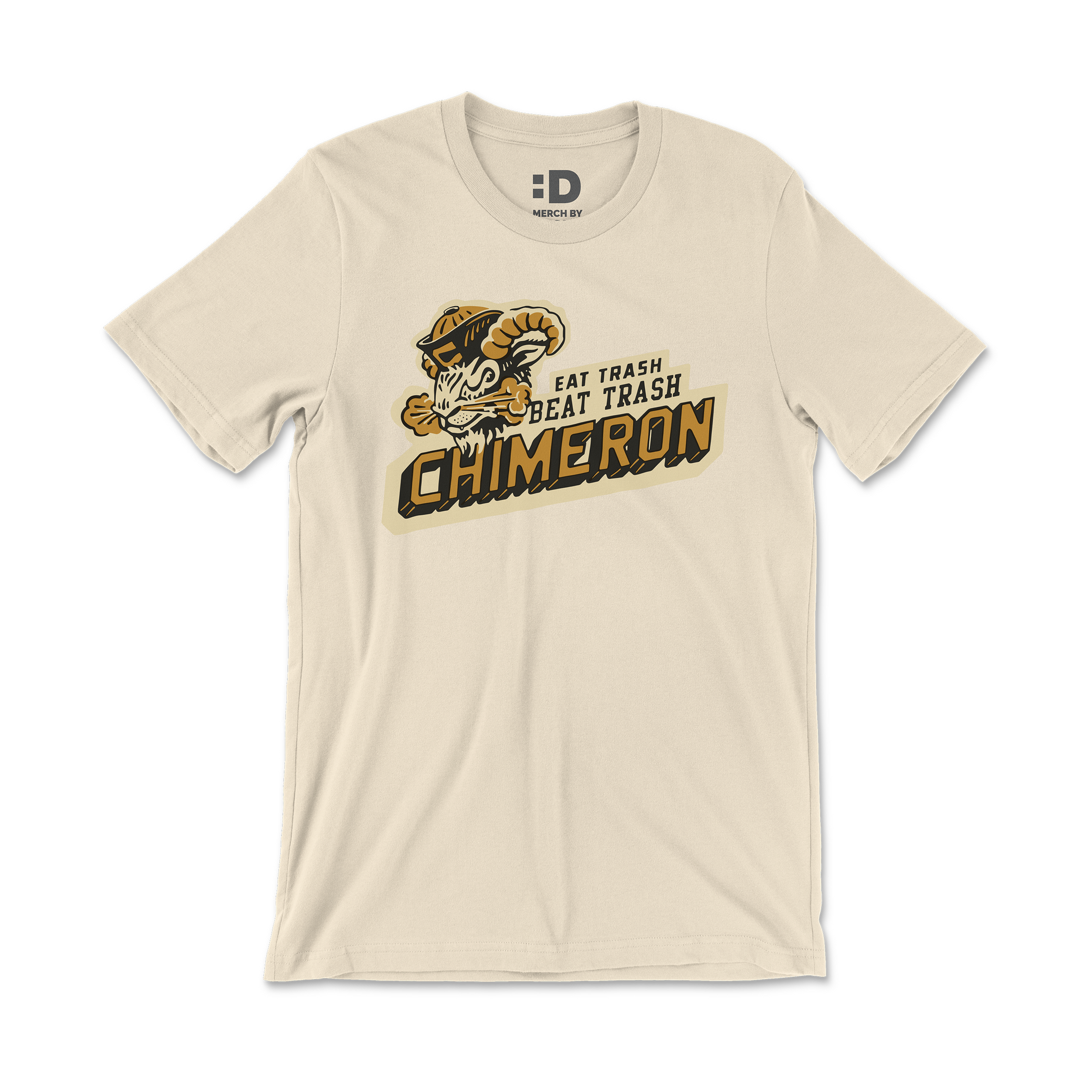Dimension 20 Chimeron Eat Trash Beat Trash T-Shirt - Dropout Store Dimension 20 Chimeron Eat Trash Beat Trash T-Shirt - Dropout Store