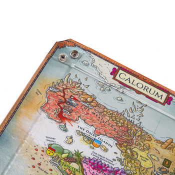A Crown of Candy Calorum Map Dice Rolling Tray