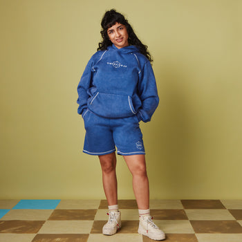 Dimension 20 Contrast Stitched Shorts