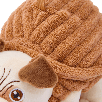Nut Pug Plush Keychain