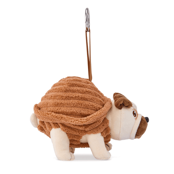 Nut Pug Plush Keychain