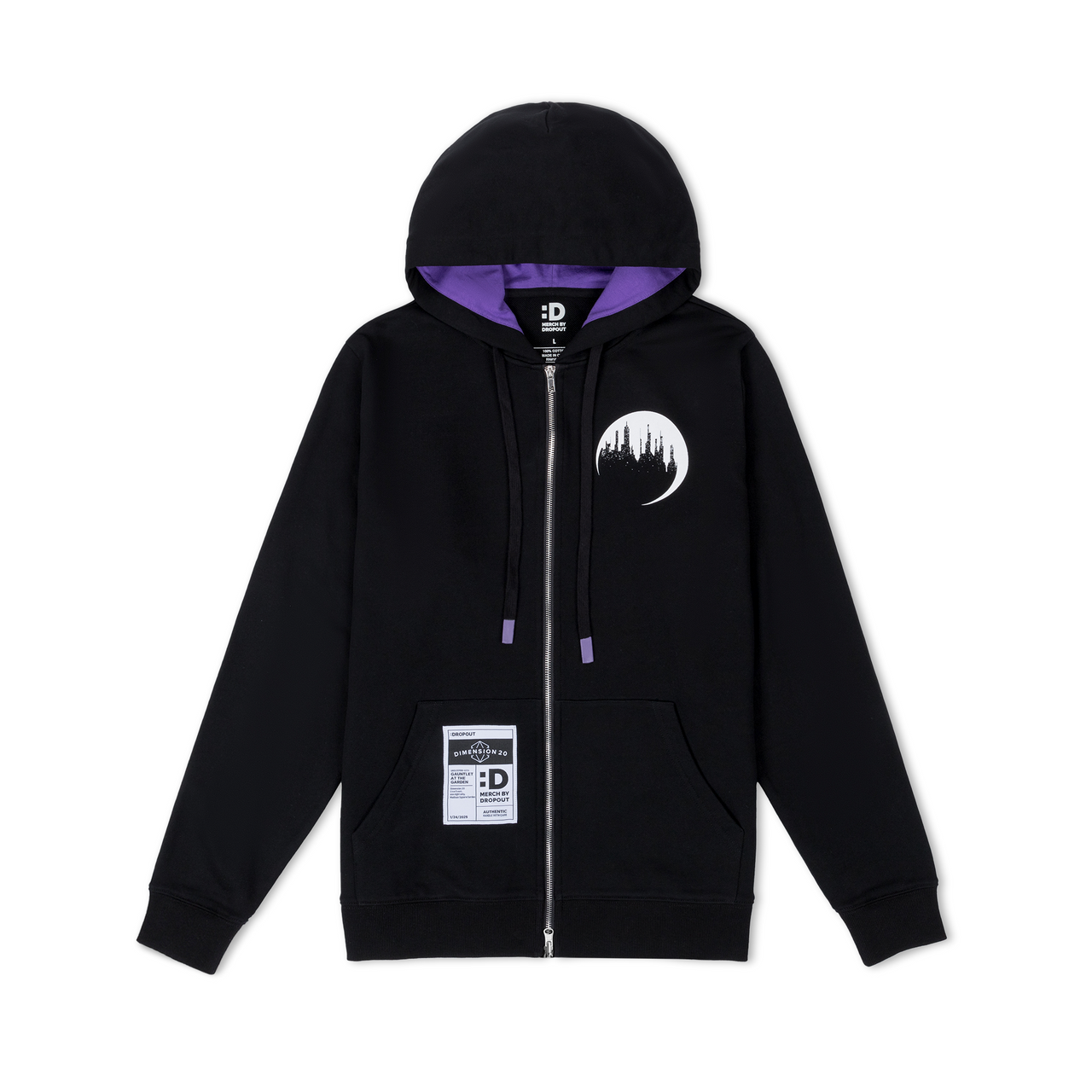 Gauntlet at the Garden Glow-In-The-Dark Zip Hoodie