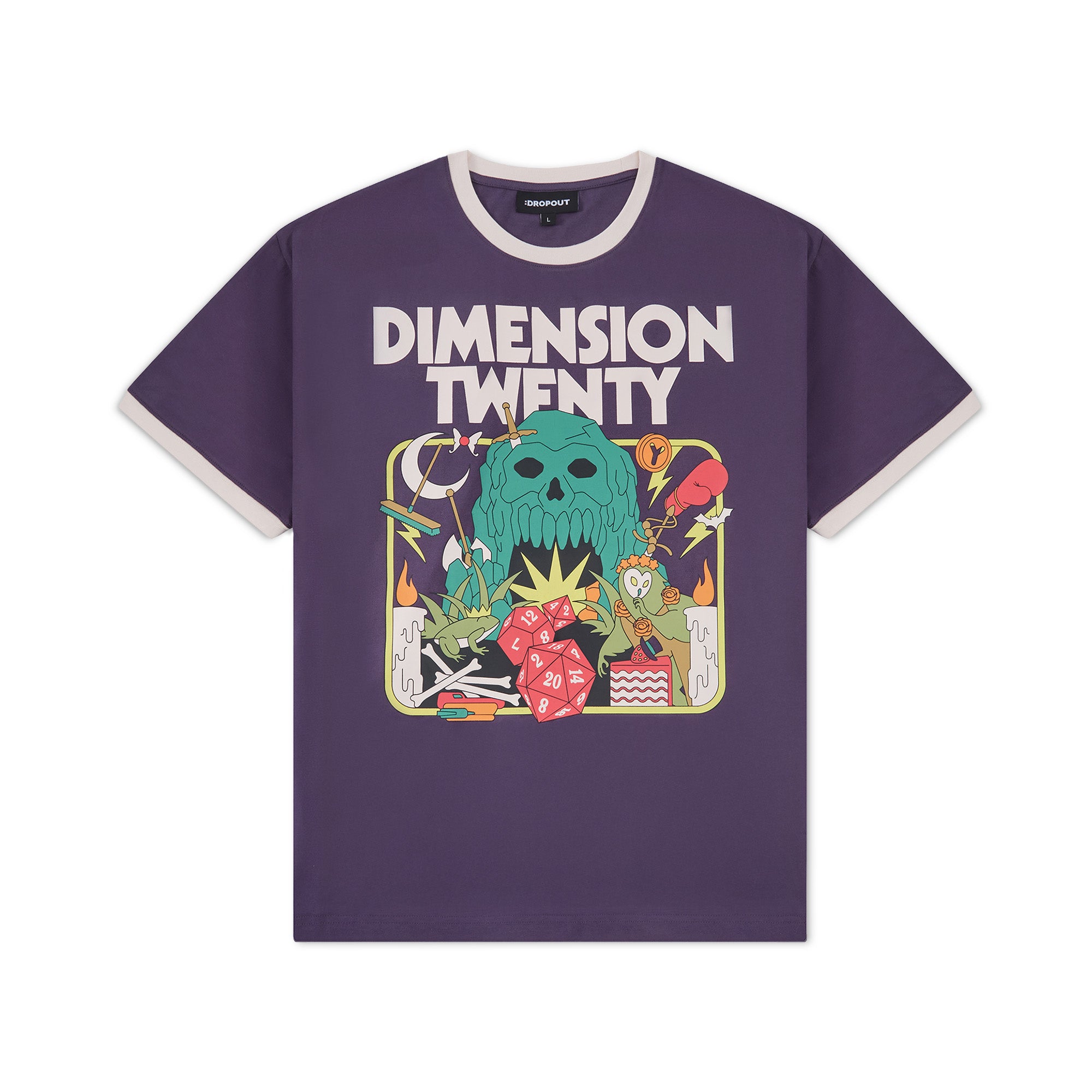 Dimension 20 Ringer T-Shirt - Dropout Store