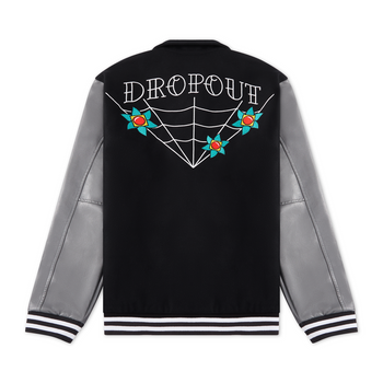 Dropout Tattooed Varsity Jacket