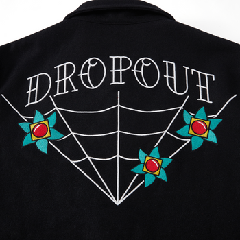 Dropout Tattooed Varsity Jacket