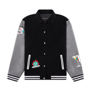 Dropout Tattooed Varsity Jacket