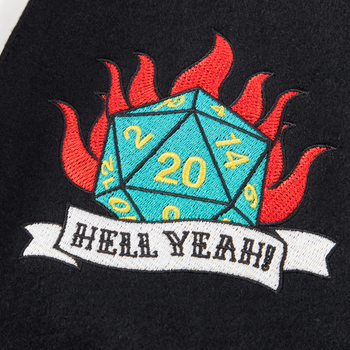 Dropout Tattooed Varsity Jacket