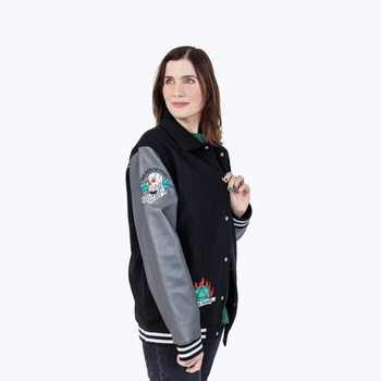 Dropout Tattooed Varsity Jacket