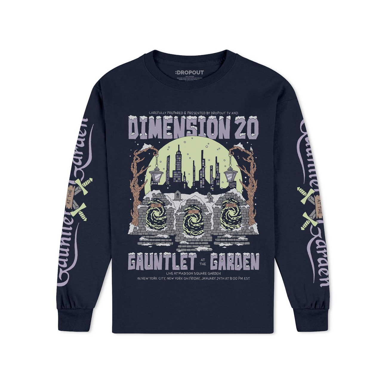 Gauntlet At The Garden Glow-In-The-Dark Long Sleeve