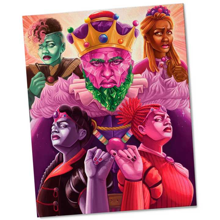 A Crown of Candy's House Rocks Print
