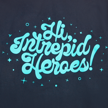 Hi Intrepid Heroes Zip-Up Hoodie