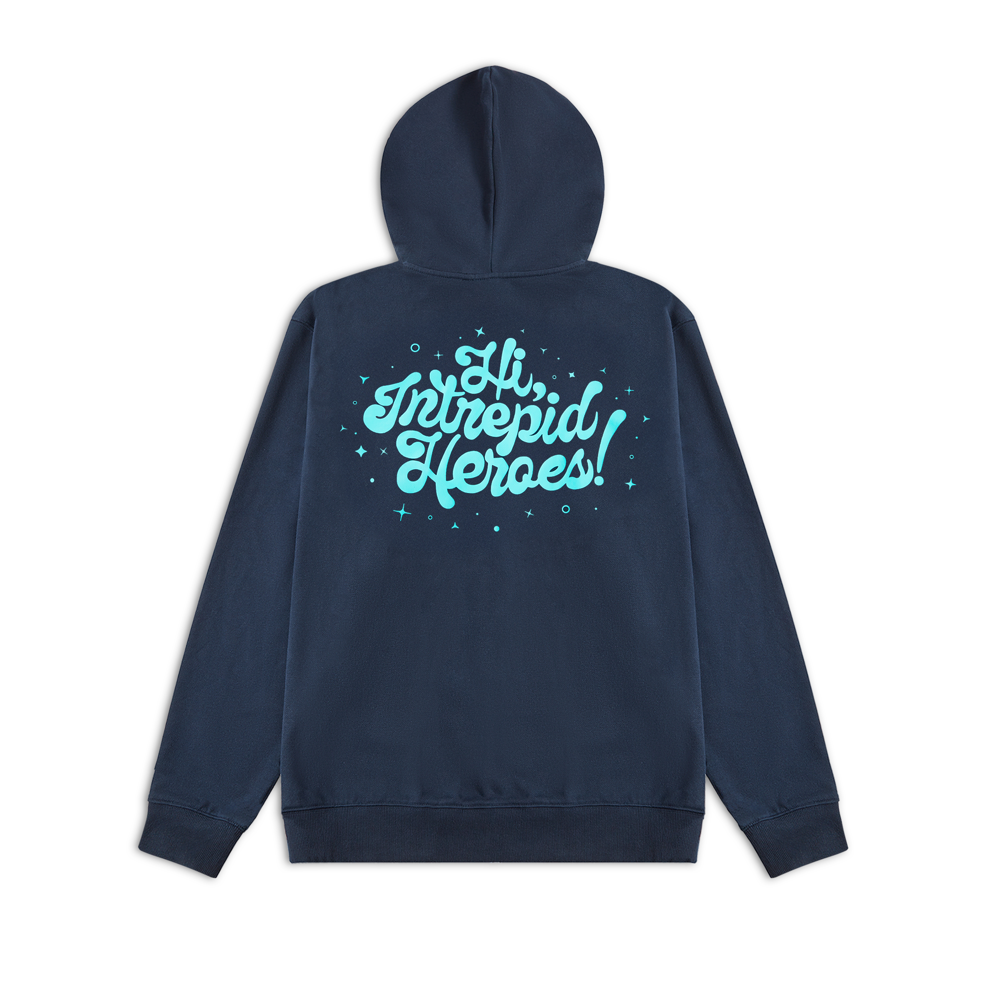 Hi Intrepid Heroes Zip-Up Hoodie - Dropout Store Hi Intrepid Heroes Zip-Up Hoodie - Dropout Store