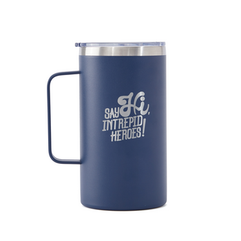 Hi Intrepid Heroes Travel Mug