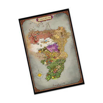 Dimension 20 A Crown of Candy Map of Calorum Poster