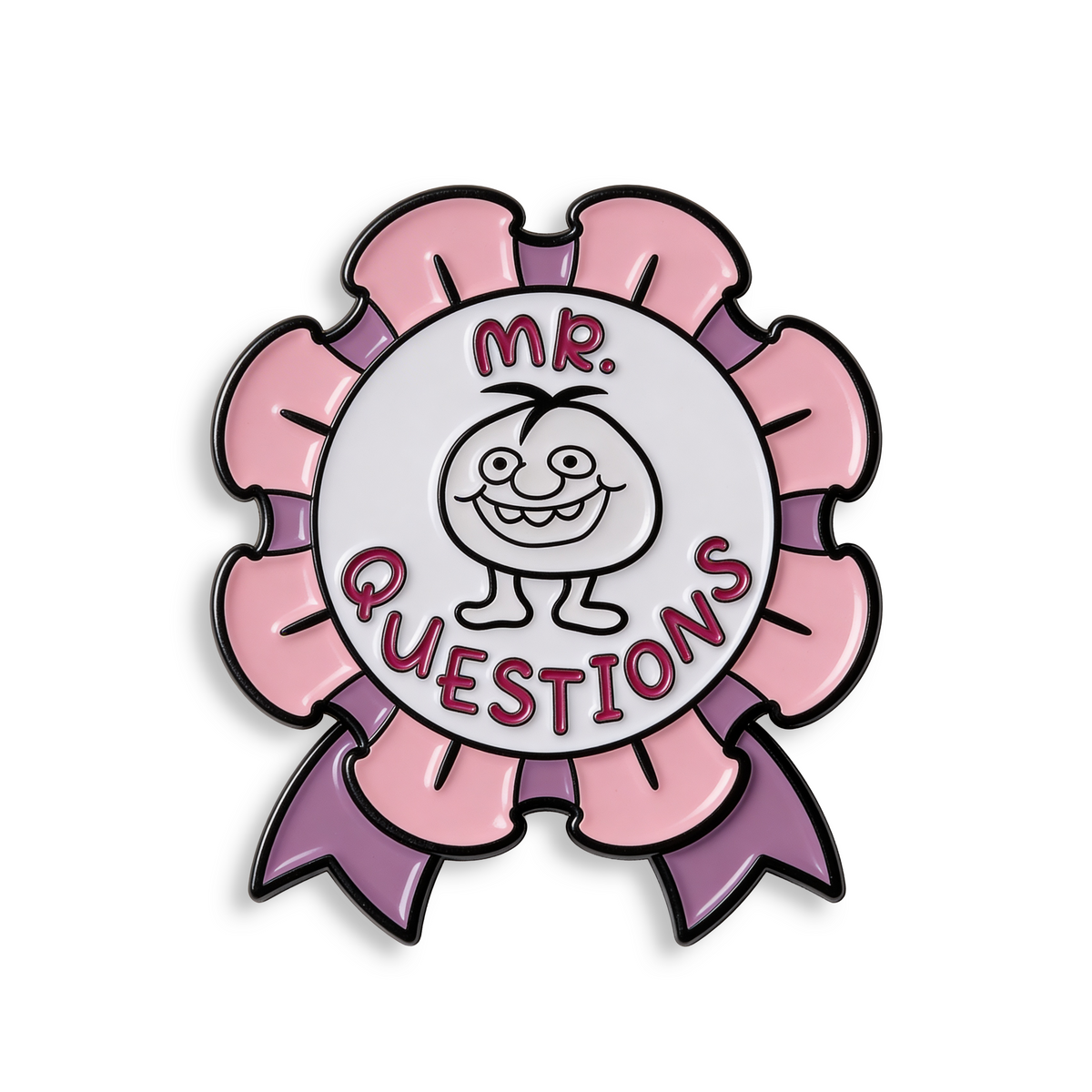 Mr. Questions Enamel Pin - Dropout Store